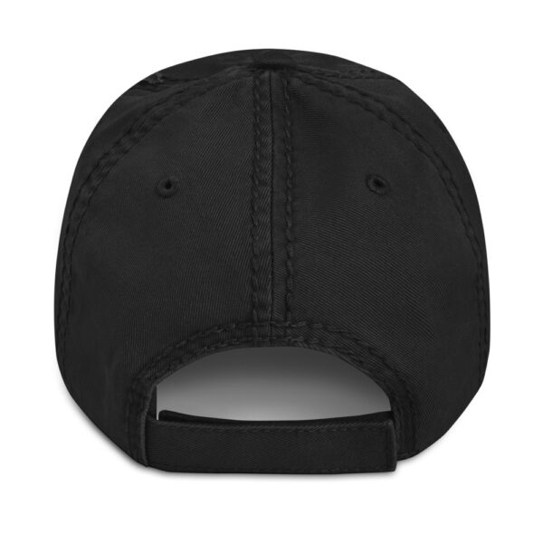 WEH0DL MOONING Dat Hat in Used Look – BLACK – FRONT GRAPHIC – FOURTH VIEW 1 1