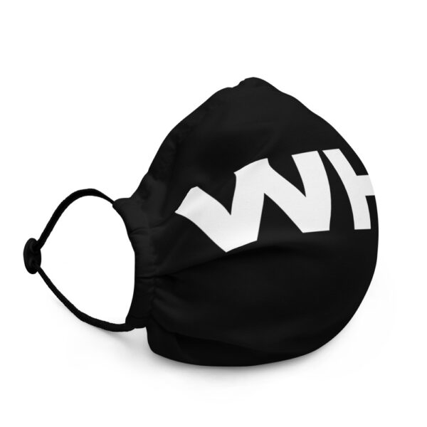 WEH0DL WHO Bitcoin Facemask – BLACK – FRONT GRAPHIC – THIRD VIEW 1