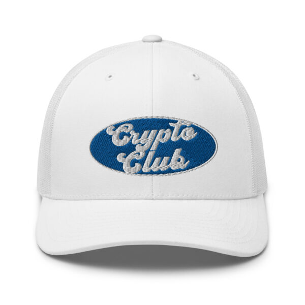 WEH0DL Crypto Club Trucker Cap – WHITE 1