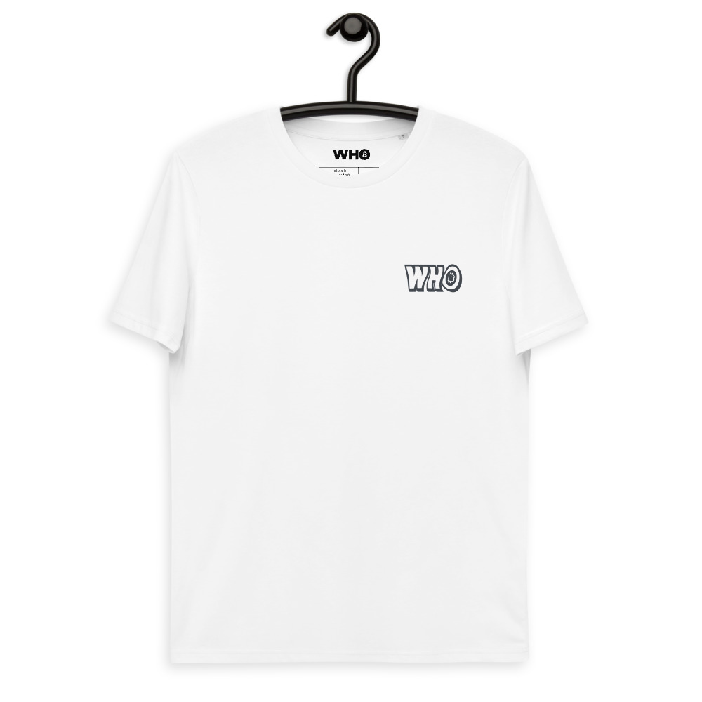 unisex organic cotton t shirt white front 61676f0f9362c