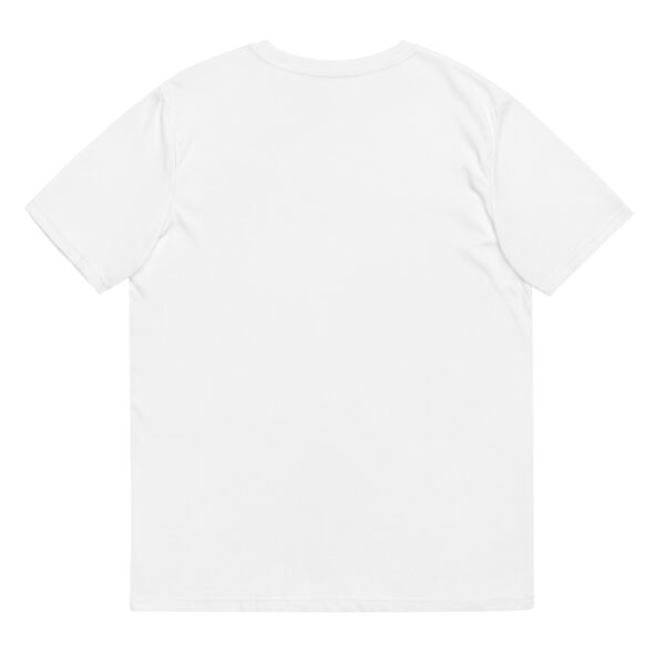 unisex organic cotton t shirt white back 6265363a09b22
