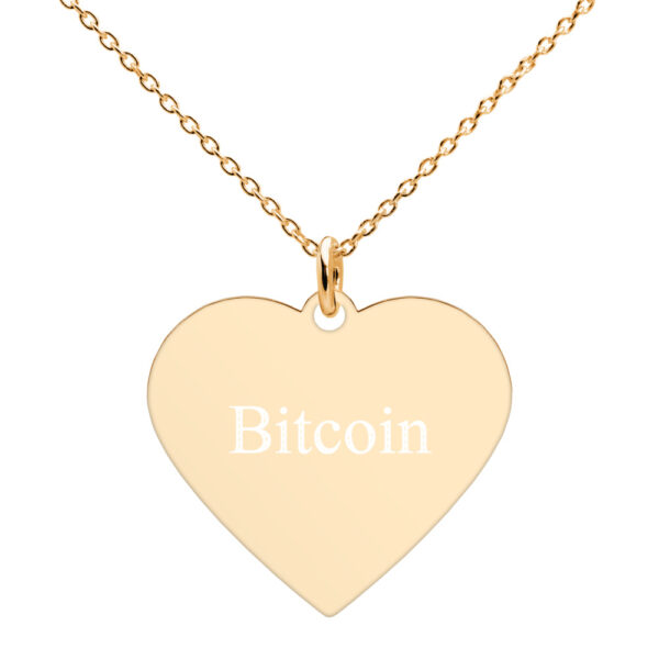 engraved silver heart chain necklace 24k gold coating flat 631388324f83f 1
